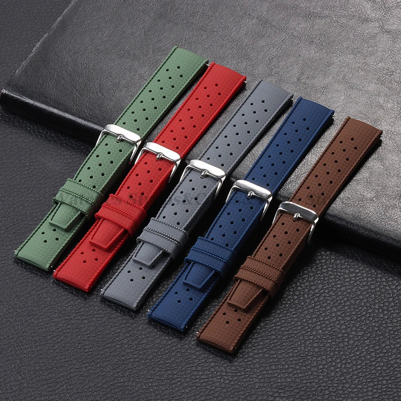 Samsung Galaxy Watch 7, 6, 5, 4 & FE Tropic-Style Silicone Band