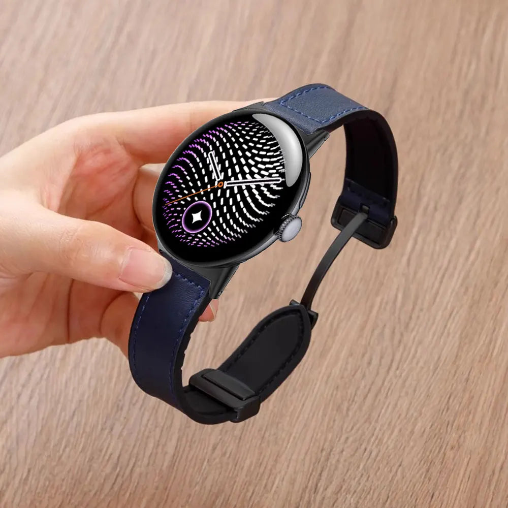 Google Pixel Watch Magnetic Leather & Silicone Band