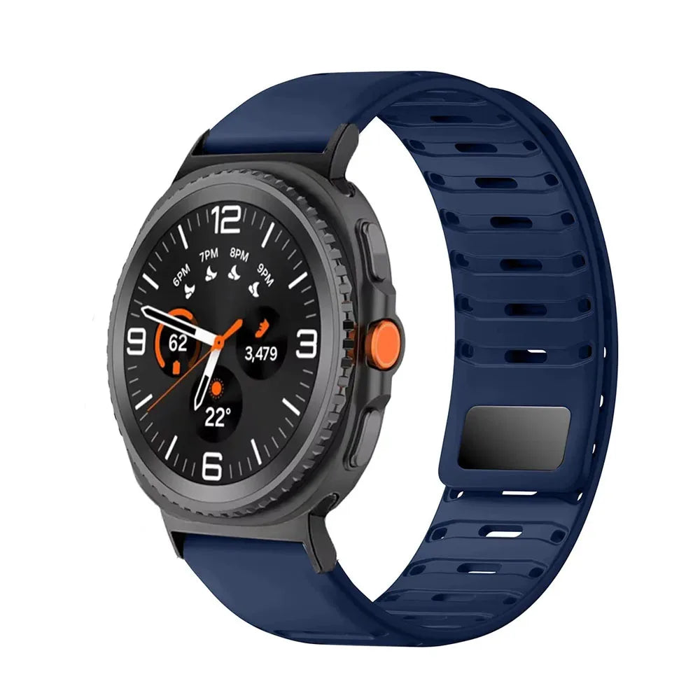 Samsung Galaxy Silicone Watch Band - Magnetic Watch8/Watch8 Classic/Watch9/Ultra/Ultra2
