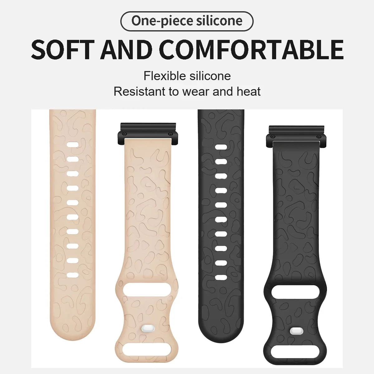 Garmin Engraved Silicone Smartwatch Band - QuickFit Strap
