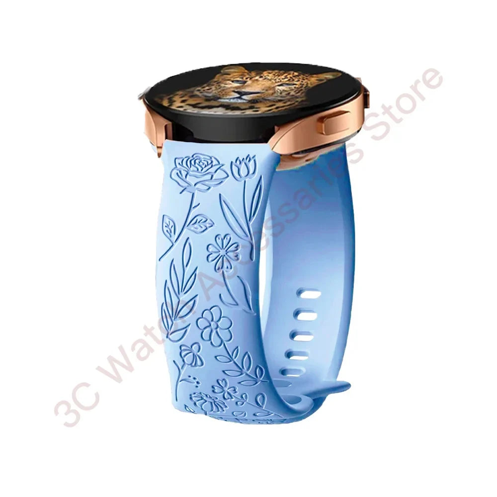 OnePlus Watch Rose Engraved Silicone Band