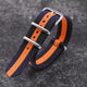 blue orange blue