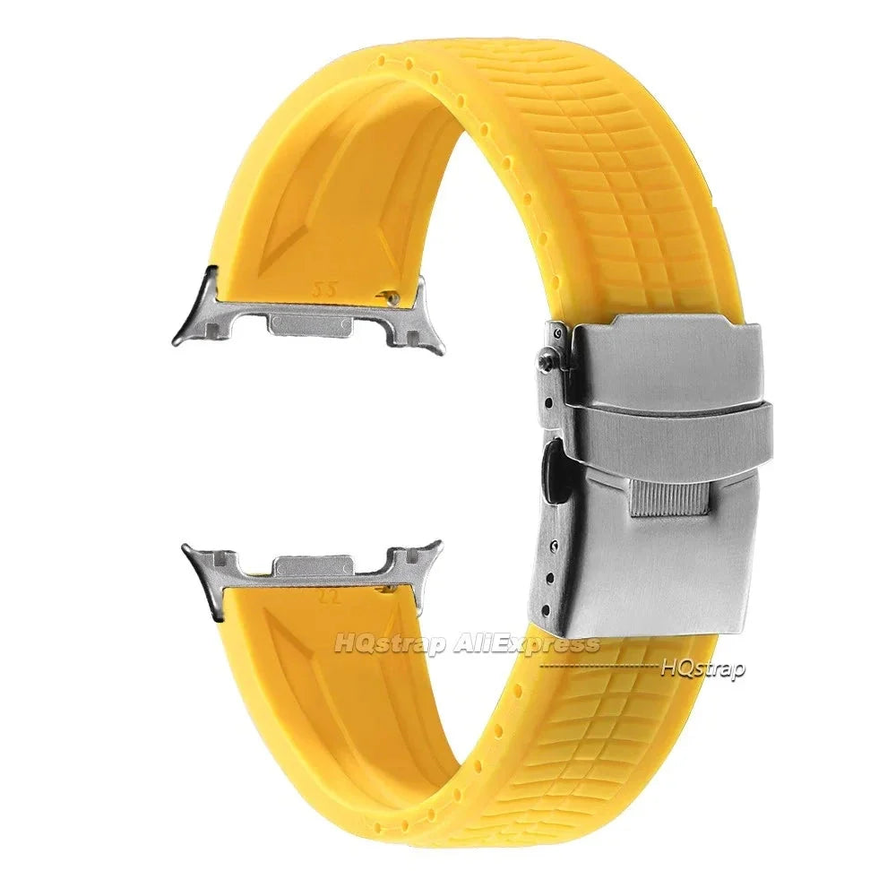 Samsung Galaxy Silicone Sport Watch Band - Watch8/Watch8 Classic/Watch9 Waterproof Buckle
