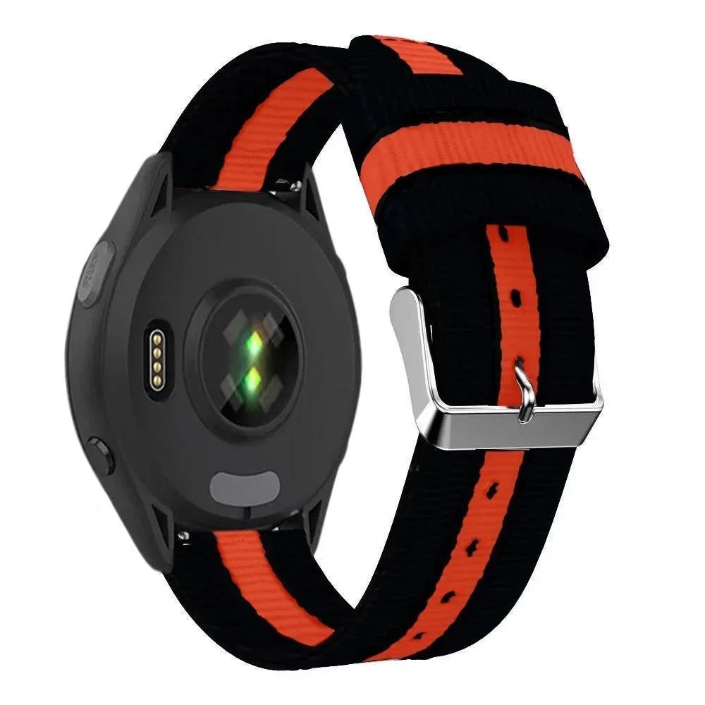 Garmin Canvas Nylon Watch Band - Buckle Strap