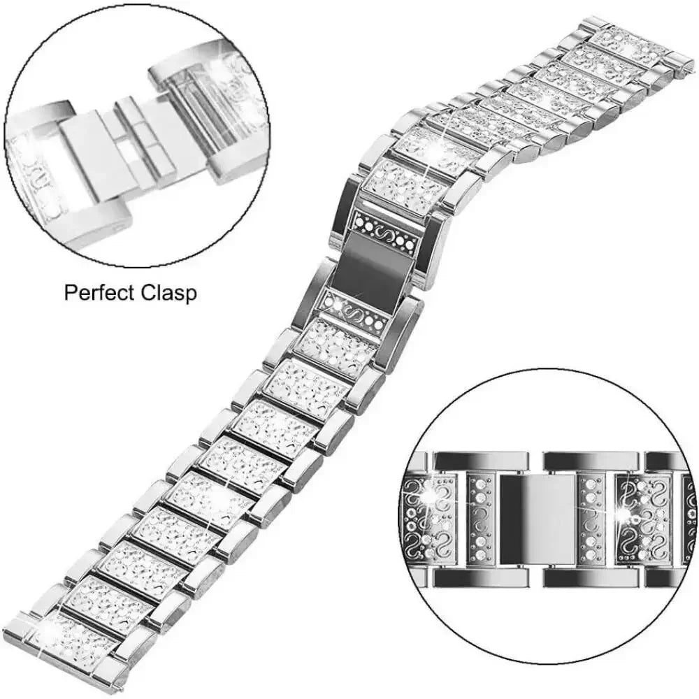 Motorola Moto Watch Women's Rhinestone Link Bracelet