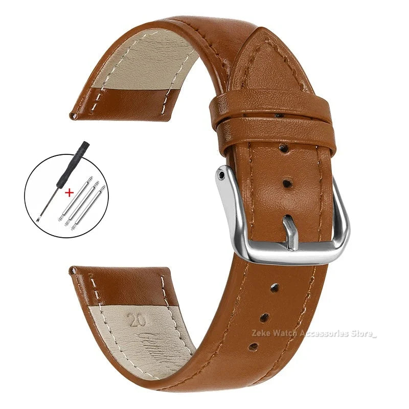Motorola Moto Watch Slim Calfskin Band, Spring Bars & Tool