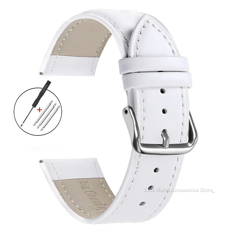 Motorola Moto Watch Slim Calfskin Band, Spring Bars & Tool