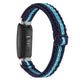 dark blue turquoise stripe