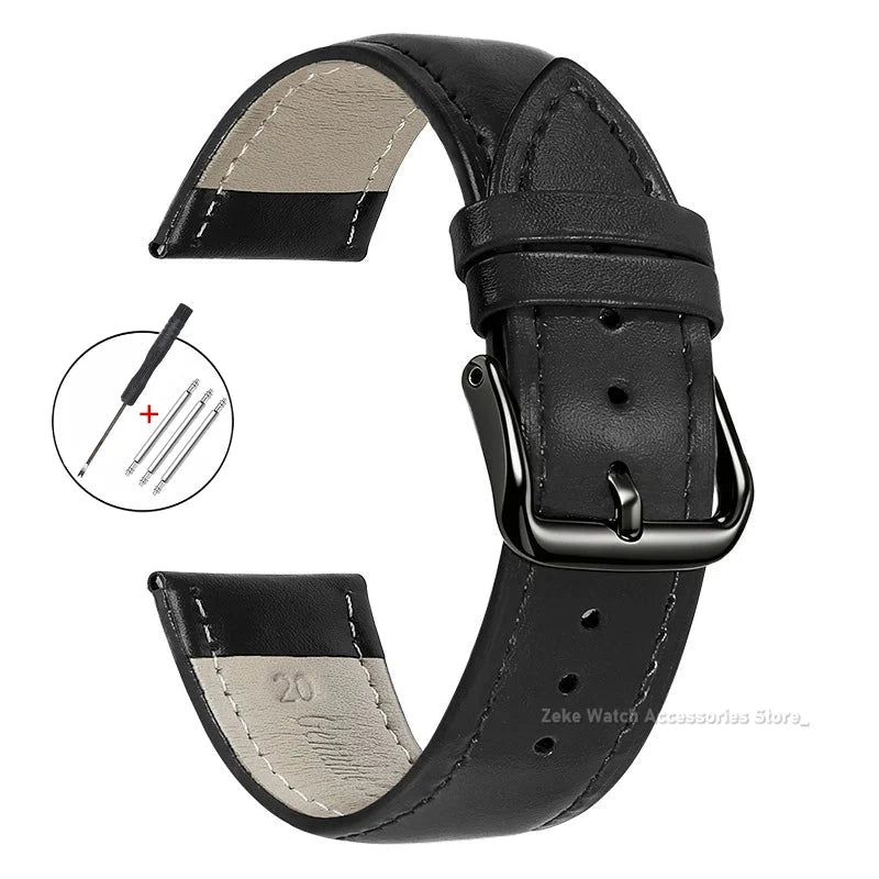Motorola Moto Watch Slim Calfskin Band, Spring Bars & Tool
