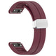 wine red-silver