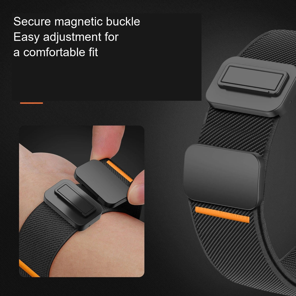 Garmin Magnetic Nylon QuickFit Smartwatch Band