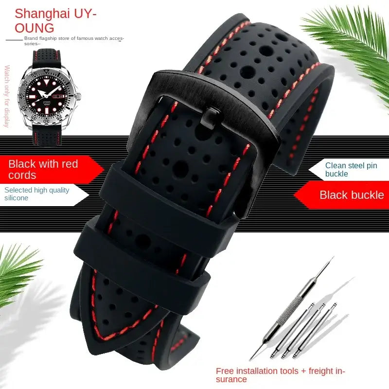 Ticwatch Silicone Band - Breathable, Comfortable, Versatile
