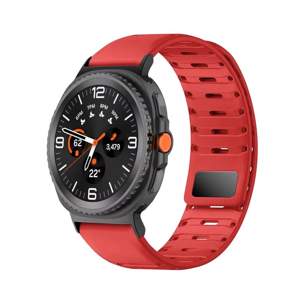 Samsung Galaxy Silicone Watch Band - Magnetic Watch8/Watch8 Classic/Watch9/Ultra/Ultra2