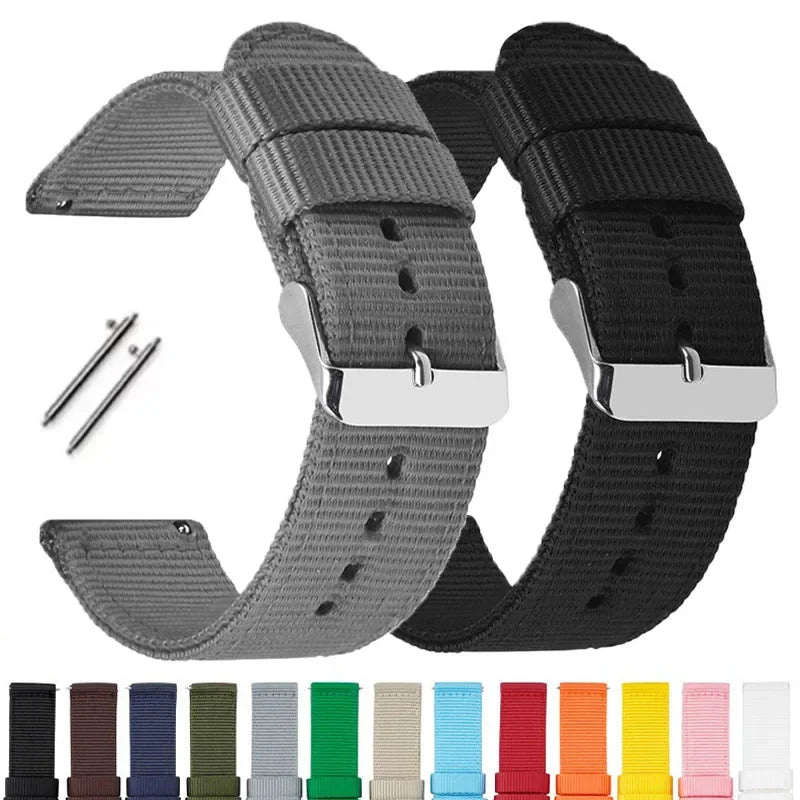 Samsung Galaxy Watch 7, 6, 5, 4 & FE Woven Nylon Band