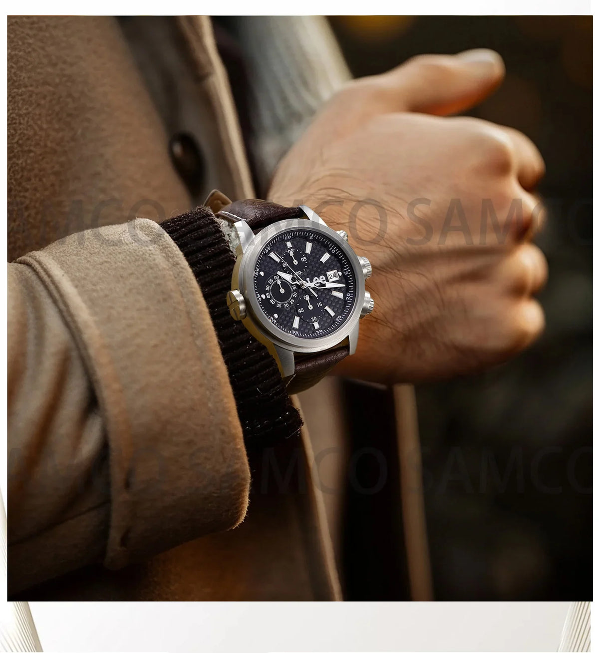 Huawei Watch & Watch GT Grained Leather Band, Spring Bars & Tool