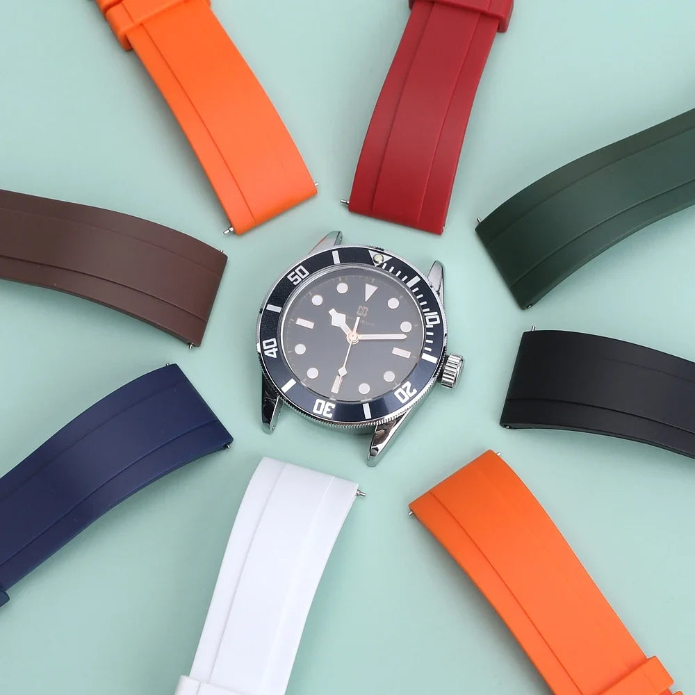 Huawei Watch & Watch GT Grooved FKM Rubber Band