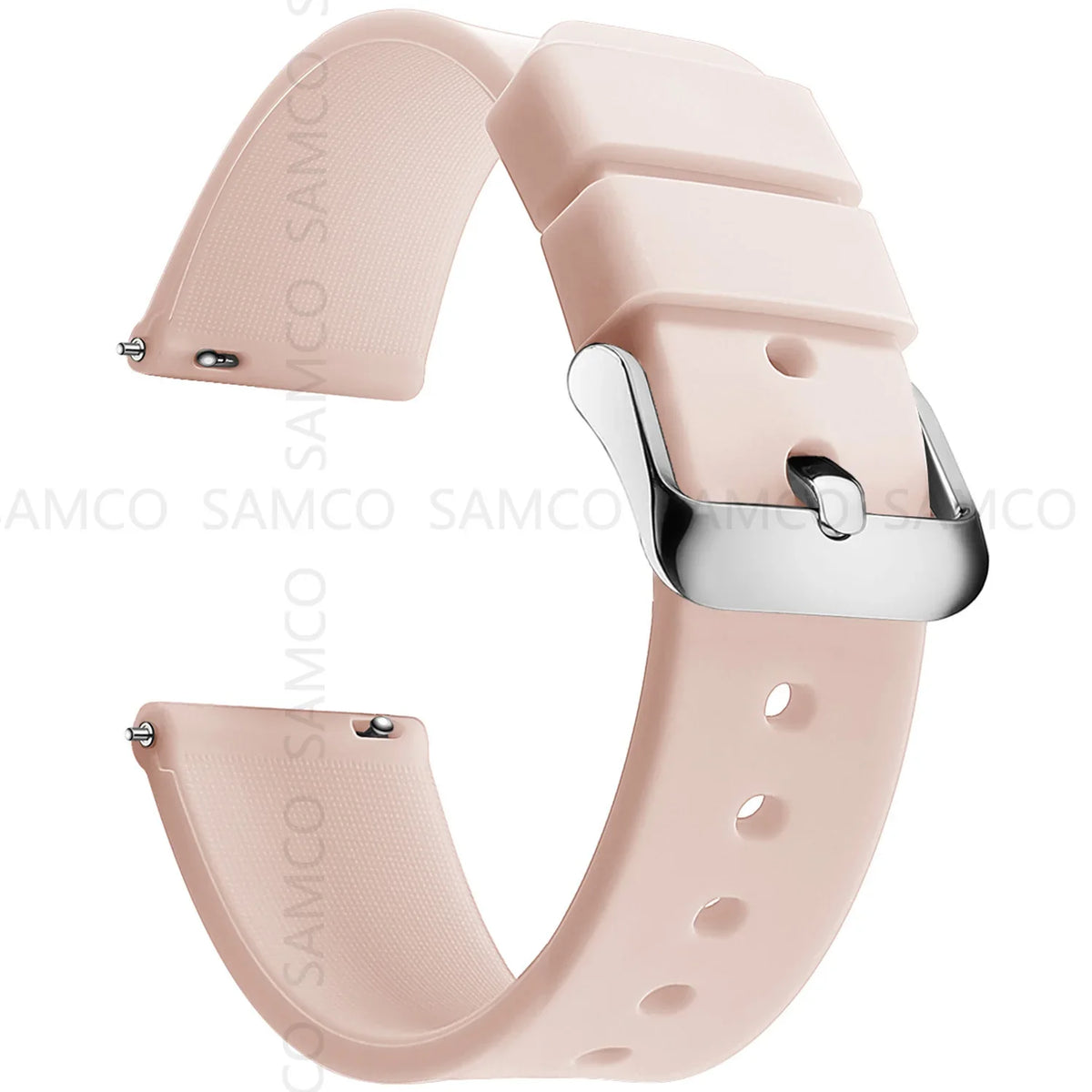Samsung Galaxy Watch 7, 6, 5, 4 & FE Curved-End Silicone Band