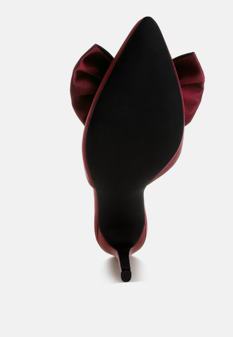 Sidonie Bow Detail Stiletto Mules