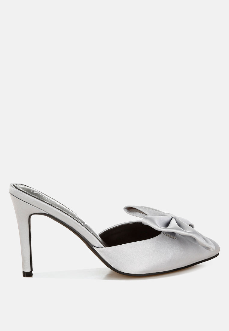 Sidonie Bow Detail Stiletto Mules