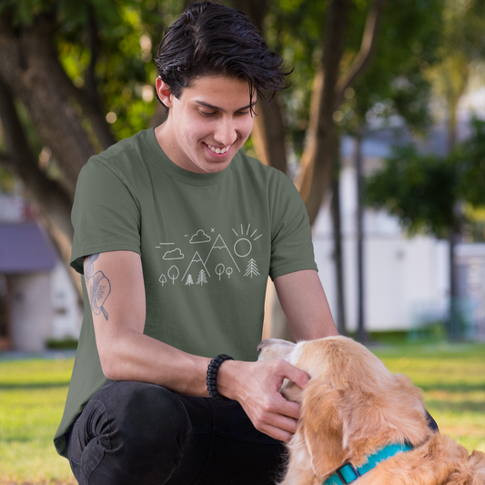 Campground Sketch Graphic Tee