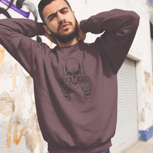 Bone To Be Rude Graphic Sweatshirt