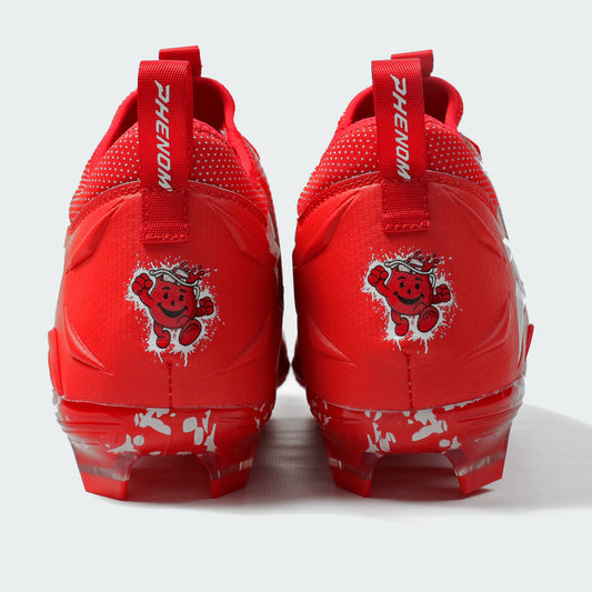 Kool-Aid 'Cherry' Football Cleats - Quantum Speed by Phenom Elite
