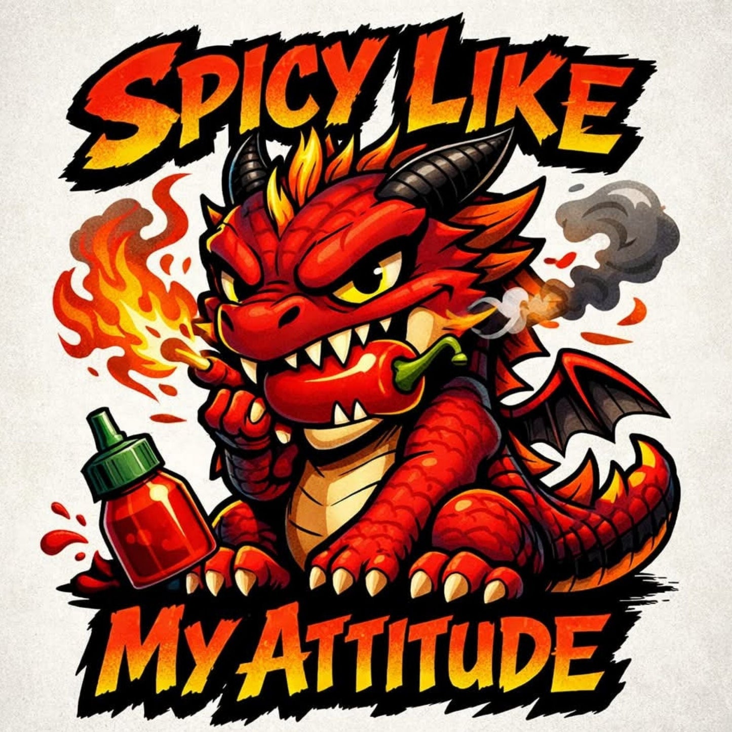 "Spicy Like My Attitude" Dragon
