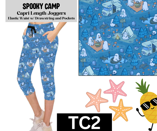 Spooky Camp Jogger Capri