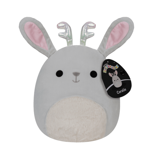 Squishmallows Coralie the Cream Jackalope with White Fuzzy Belly 12" Select Series Stuffed Plush