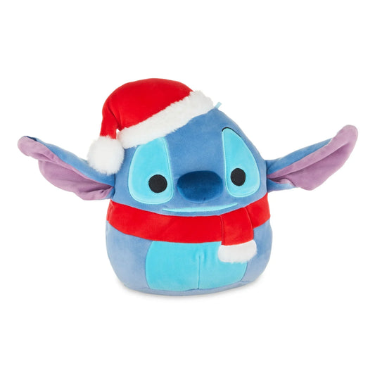 Squishmallows Stitch Wearing Santa Hat & Scarf 8" 2023 Disney Christmas Collection Stuffed Plush