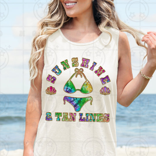 SUNSHINE AND TANLINES TANK