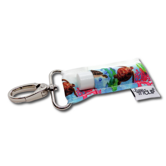 Swimming Sea Turtles LippyClip® Lip Balm Holder