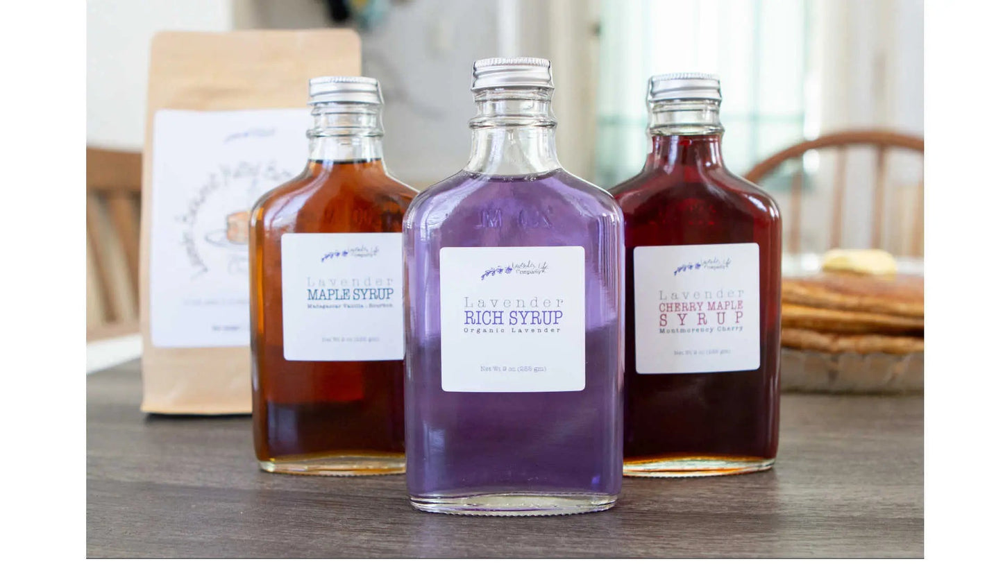 Lavender Syrups - Hand-Crafted