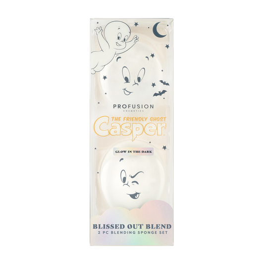 Casper The Friendly Ghost | Blissed out Blend Glow In The Dark 2 PC Blending Sponge Set