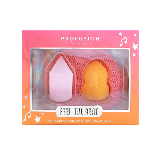 It's a Vibe | Feel the Beat 3-pc Blending Sponge and Bag Set
