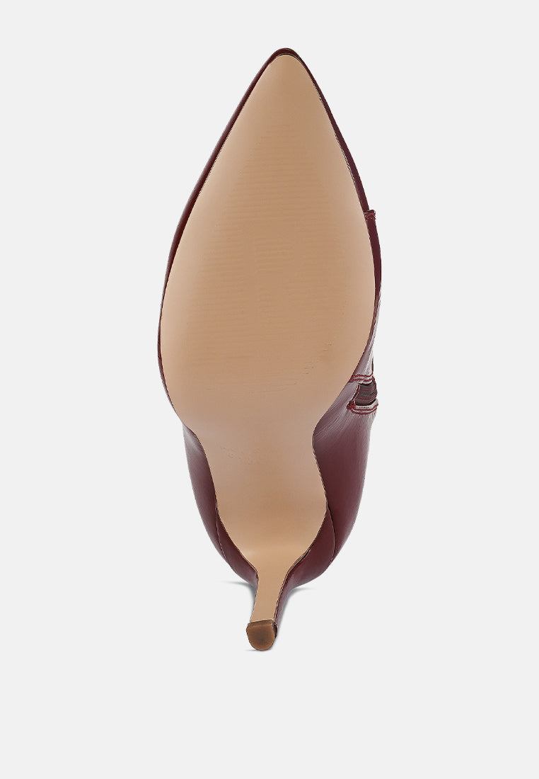 Tsaroh Zip Around Calf Boot