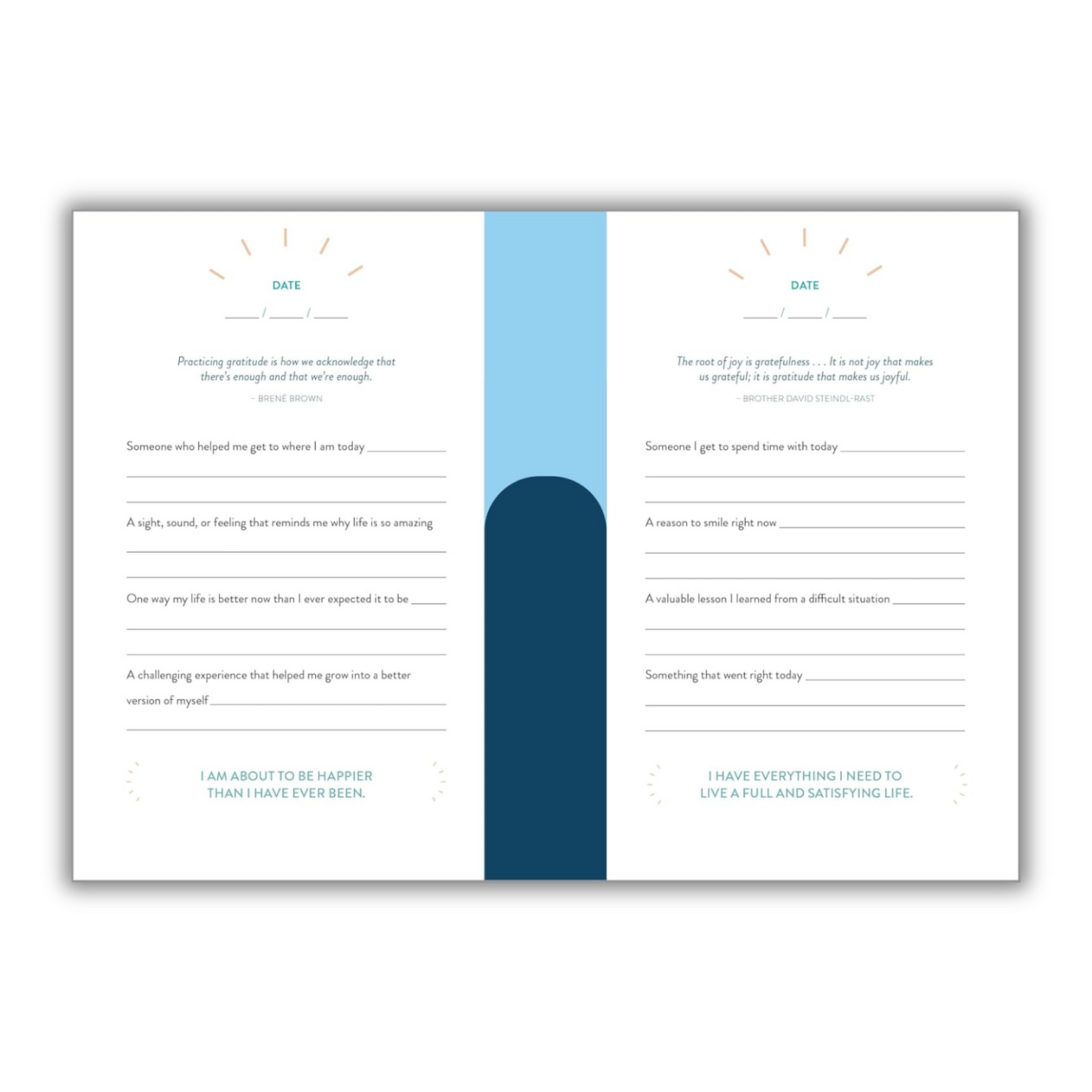 The 5-Minute Gratitude Journal: Give Thanks, Practice Positivity, Find Joy (Spiral Bound)