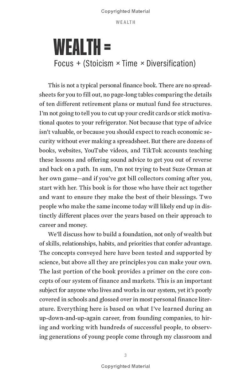 The Algebra of Wealth: A Simple Formula for Financial Security (Spiral Bound)