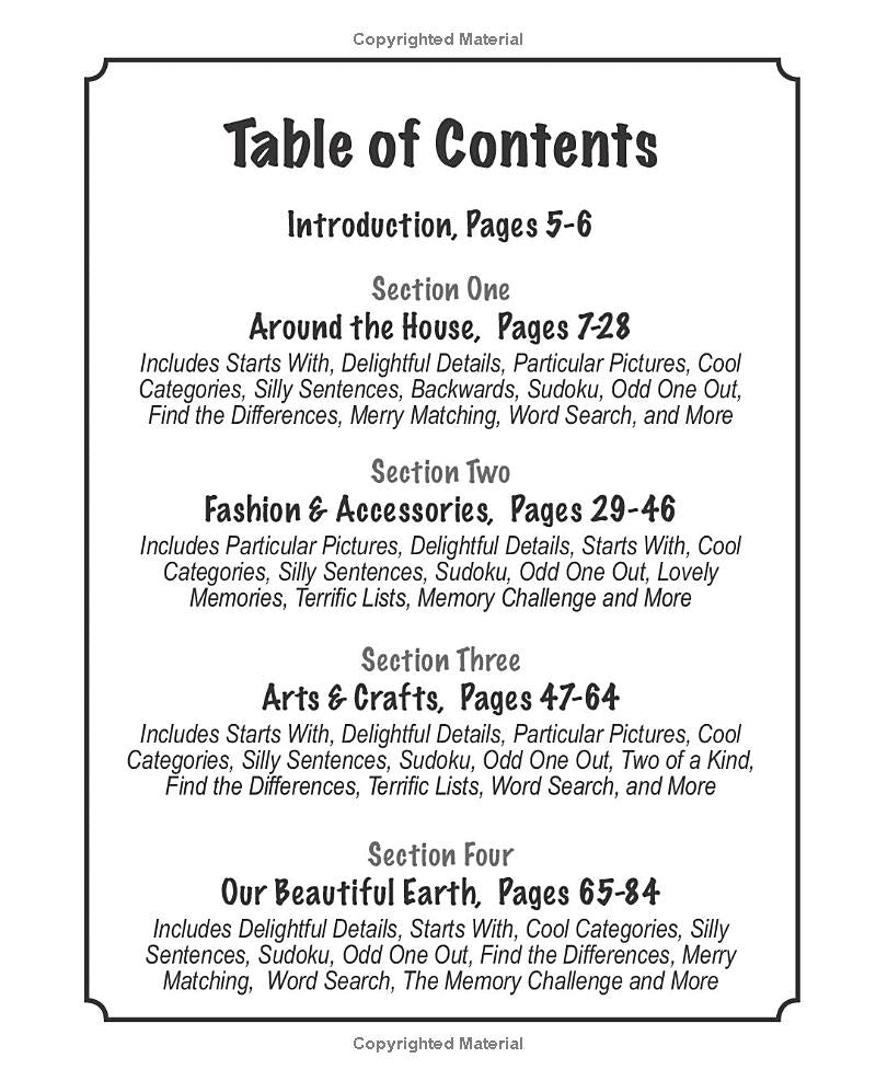 The Easy and Relaxing Memory Activity Book for Adults: Includes Relaxing Memory Activities, Easy Puzzles, Brain Games and More (Spiral Bound)