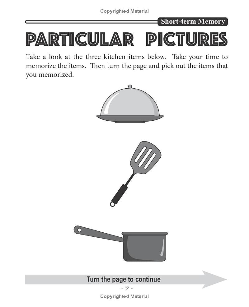 The Easy and Relaxing Memory Activity Book for Adults: Includes Relaxing Memory Activities, Easy Puzzles, Brain Games and More (Spiral Bound)