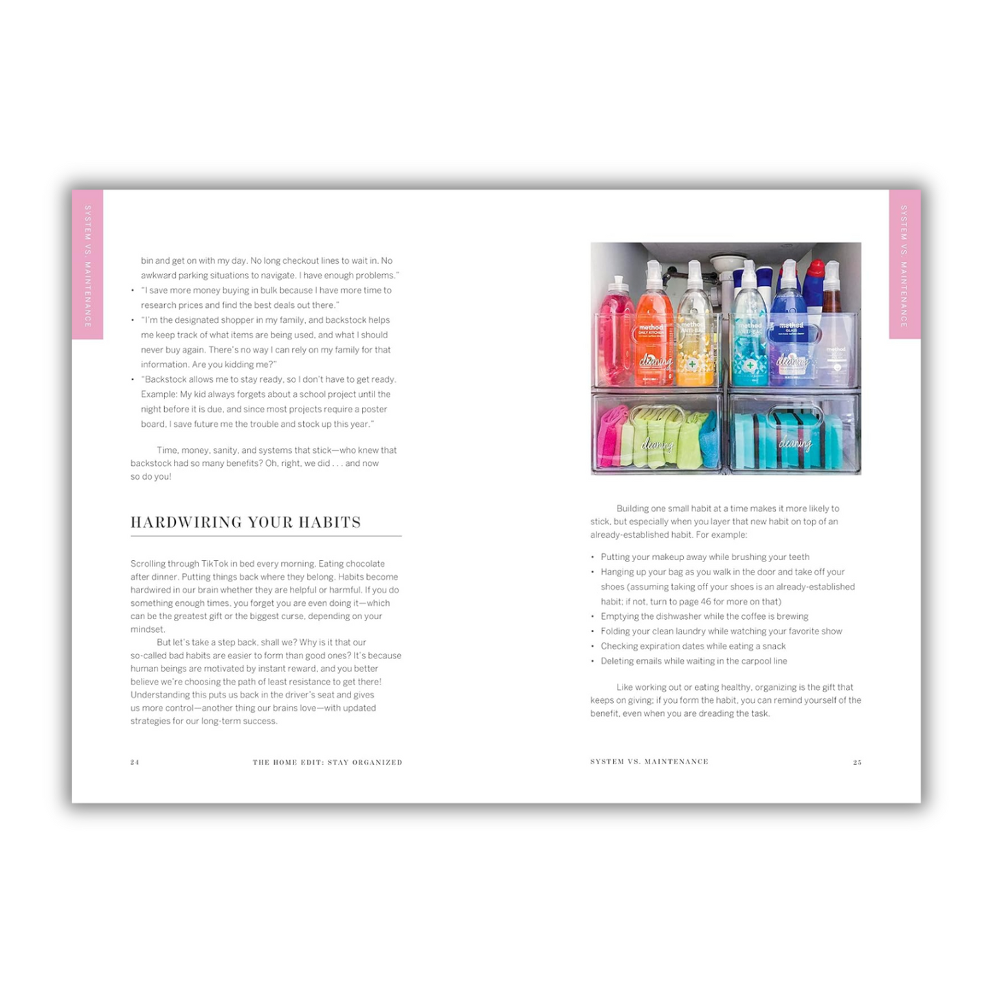 The Home Edit: Stay Organized: The Ultimate Guide to Making Systems Stick (Spiral Bound)
