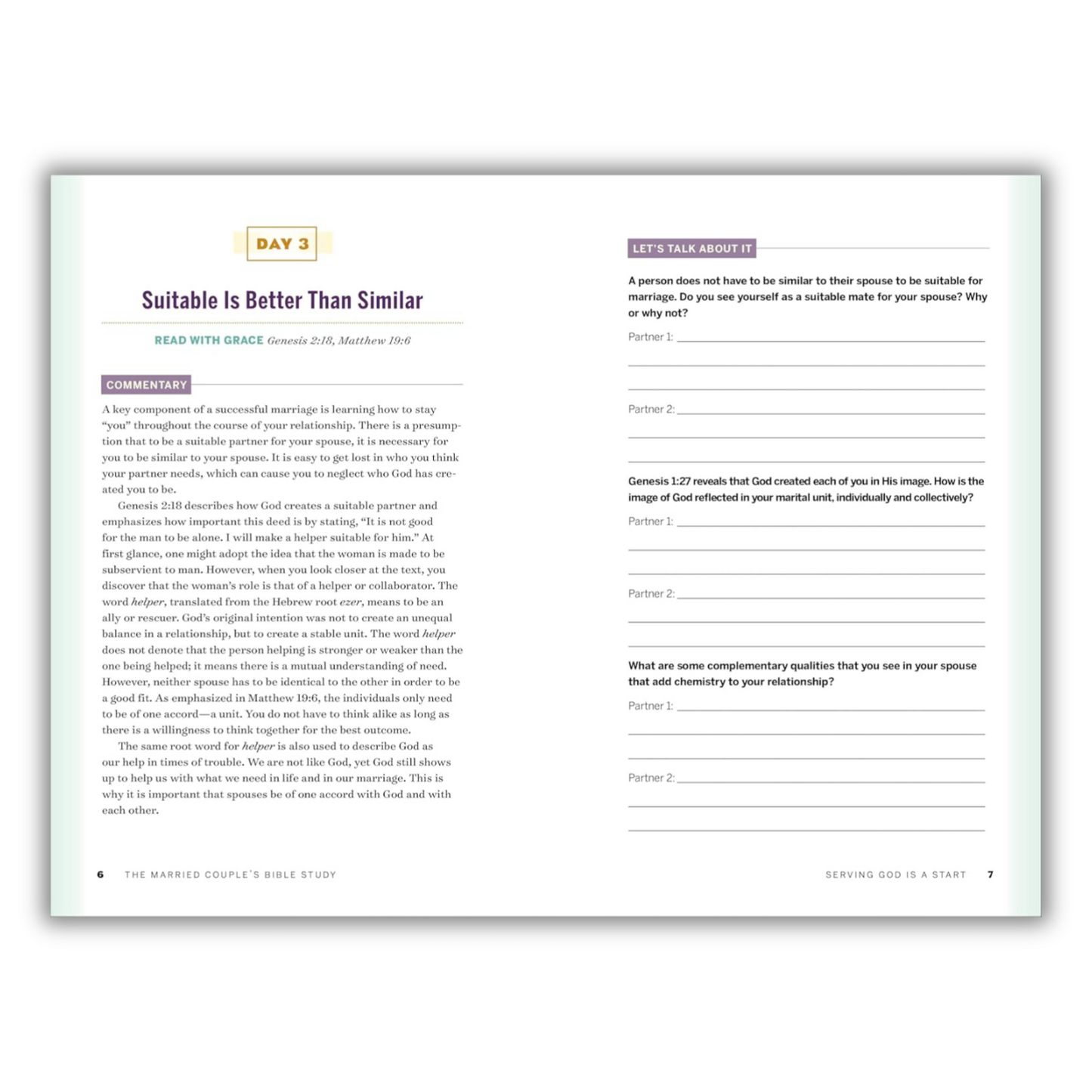 The Married Couple's Bible Study: 12 Weeks of Readings and Reflections to Strengthen Your Marriage (Spiral Bound)