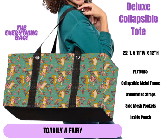 Preorder! Closes 5/19. ETA August. Toadily A Fairy Collapsible Tote