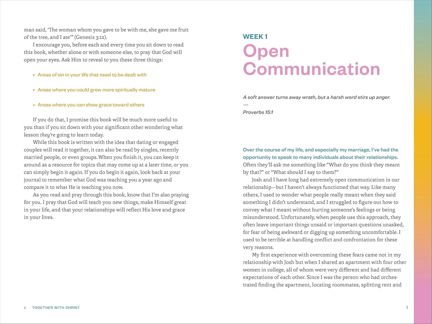 Together With Christ: A Dating Couples Devotional: 52 Devotions and Bible Studies to Nurture Your Relationship (Spiral Bound)