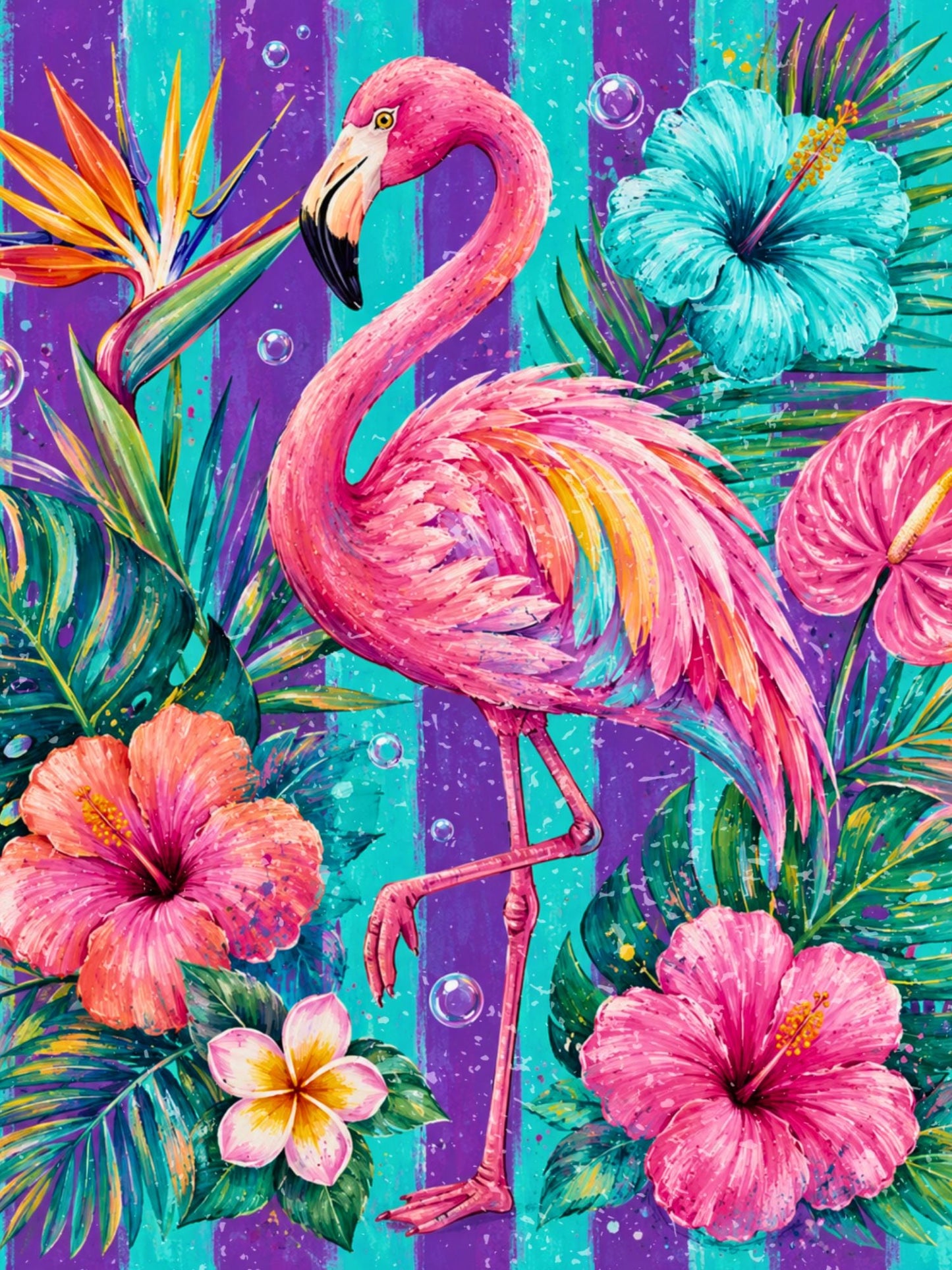 Tropical Paradise Flamingo