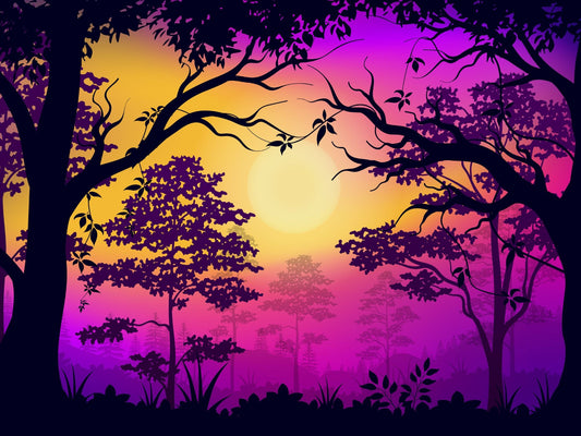 Twilight Forest Silhouette
