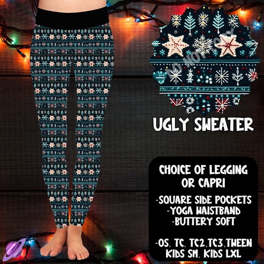 UGLY SWEATER-BOTTOMS-XMAS SWEATER (PREORDER CLOSES 9/27, ETA END NOV.)