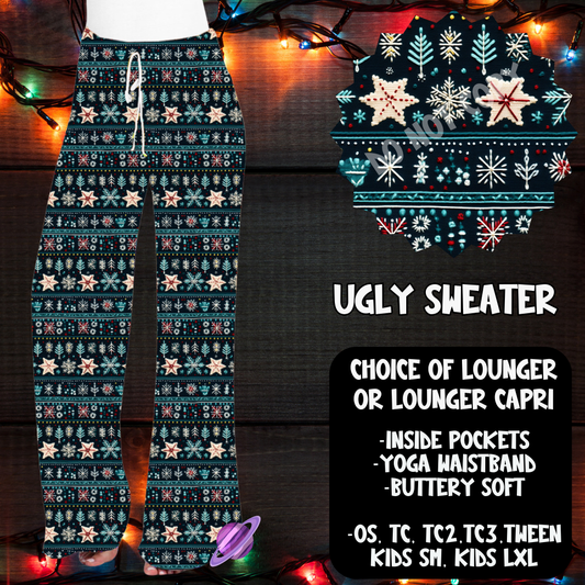 UGLY SWEATER-BOTTOMS-XMAS SWEATER (PREORDER CLOSES 9/27, ETA END NOV.)