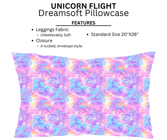 Unicorn Flight Dreamsoft Pillowcases