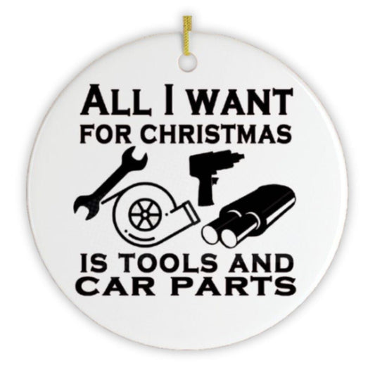 Mechanic Quote Christmas Ornament